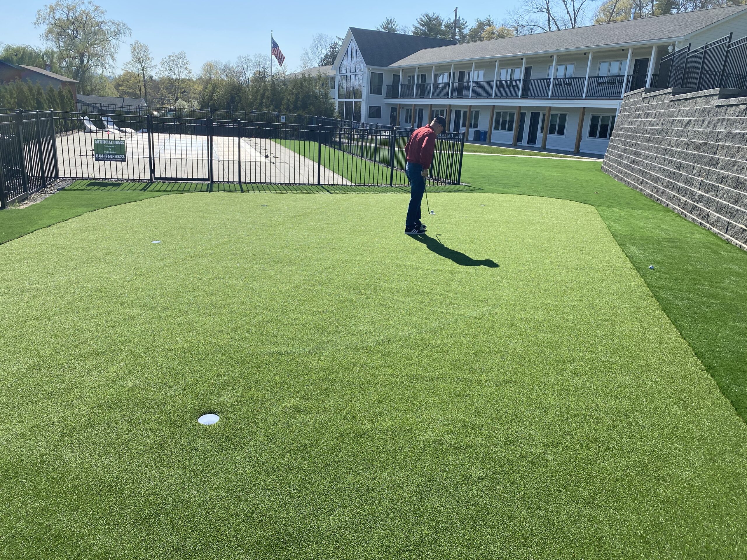 Putting Green Installation by Artificial Turf Frisco in Frisco, TX